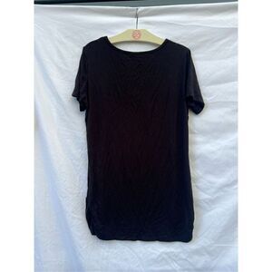Simlu Black Woman’s Shirt With Open Back Size XL